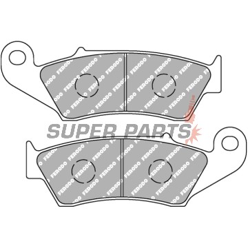 Τακάκια φρένων -FERODO- FDB892EF, Honda CR/CRF/XR/Africa Twin/Transalp, Suzuki DR-Z/RM-Z/DR, Yamaha WR/YZ, Gas Gas EC/MC, Beta RR/Xtrainer, Kawasaki KX/Versys, Aprilia RXV 1993-2019