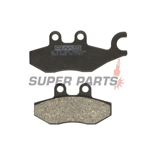 Τακάκια φρένων -RMS- 22 510 2620, Piaggio Beverly 125 2001-2013, Piaggio Beverly 200 2001-2006