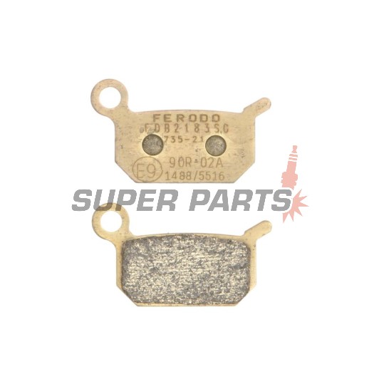 Τακάκια φρένων -FERODO- FDB2183SG, Husqvarna CR/SM 50 2011-2012; KTM GS/MX/SX/SXS 50/65/125 1986-2018; KTM Junior/Senior 50 2001-2003