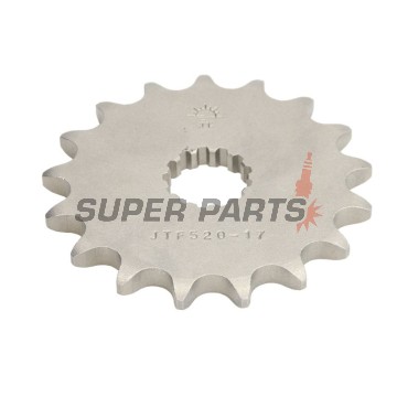 Μπροστινό γρανάζι -JT- JTF520,17, 17 δόντια, Cagiva Navigator 1000 2001-2005, Raptor 650 2001-2007, V-Raptor 650 2001-2007, Hyosung Comet 650 2006, 2010, GT 650 2004-2012, Kawasaki W 650 1999-2006, ZR 750 1991-1994, ZR-7 750 1999-2004
