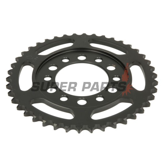Πίσω γρανάζι -JT- JTR1842,42, 42 δόντια, ατσάλινο, Yamaha AG 200 1984-1994, DT 125 1974, 1976-1977, DT 175 1974-1977, 1979-1981, TW 125 1998-2004, TW 200 1989-2018, TW 225 2002-2006, XT 125 1982-1987, XT 200 1982-1983, XT 350 1985-2000