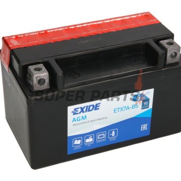 Μπαταρία -EXIDE- YTX7A-BS, 6Ah 12V