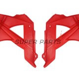 Μπροστινά πλαϊνά πλαστικά -POLISPORT- κόκκινα, GAS GAS EC 125-450 2010-2011