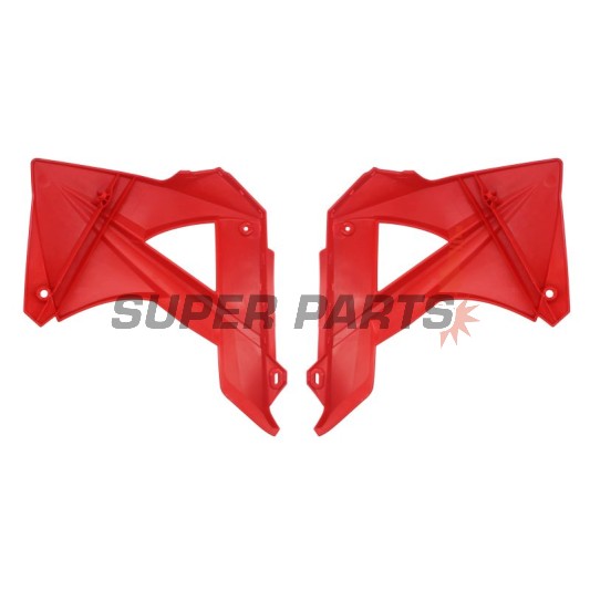 Μπροστινά πλαϊνά πλαστικά -POLISPORT- κόκκινα, GAS GAS EC 125-450 2010-2011