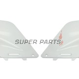 Πίσω πλαϊνά πλαστικά -POLISPORT- λευκά, SUZUKI RM 125/250 1996-2000