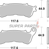 Τακάκια φρένων -BREMBO- 07HO57SA, Harley XL 883-1200 Iron/Forty Eight/Seventy Two, Honda CB/CBF/CBR/CTX/NC/NT/VFR/XL 500-1300 Hornet/Integra/Varadero/V-Tech, Suzuki UH/VLR/VZR 125-1800 Intruder/Burgman