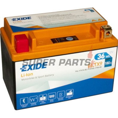 Μπαταρία -EXIDE- ELTX9, 36Wh (3Ah), 12V, Lithium-ion