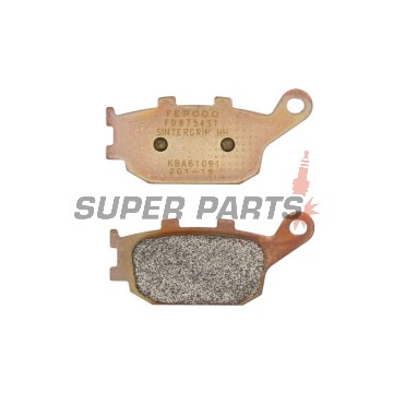 Τακάκια φρένων -FERODO- FDB754ST, Honda Hornet/CBF/CBR Fireblade/VTR, Suzuki V-Strom/Bandit/SV, Yamaha FZ1/FZ6/XJ6/R1/R6, Kawasaki Versys 1991-2019