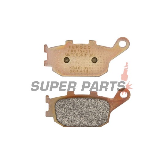 Τακάκια φρένων -FERODO- FDB754ST, Honda Hornet/CBF/CBR Fireblade/VTR, Suzuki V-Strom/Bandit/SV, Yamaha FZ1/FZ6/XJ6/R1/R6, Kawasaki Versys 1991-2019