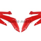 Μπροστινά πλαϊνά πλαστικά -POLISPORT- κόκκινα, HONDA CRF 250 2004-2009