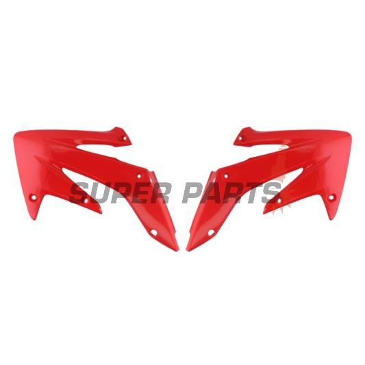 Μπροστινά πλαϊνά πλαστικά -POLISPORT- κόκκινα, HONDA CRF 250 2004-2009
