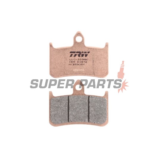 Τακάκια φρένων -TRW- MCB593SV, Honda CB Hornet 250/900 & X4 1300, NT650 Hawk, RVF400 NC35, RVF750R