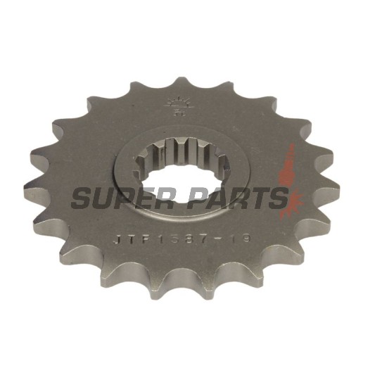 Μπροστινό γρανάζι -JT- JTF1587,19, 19 δόντια, Yamaha FZR 400 1990-1992, SR 400 2014-2017, SR 500 1991-1999