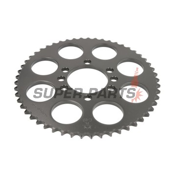 Πίσω γρανάζι -JT- JTR843,53, 53 δόντια, ατσάλινο, Yamaha DT 125 1984-1989, DT 175 1978-1981, DT 200 1987, DT 80 1983-1997, RT 180 1990-1998, SR 125 1982-1994, XT 125 1988-1990, XTZ 125 2002-2004