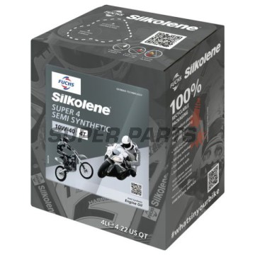 Λάδι κινητήρα -SILKOLENE- SUPER 4 10W40 4L CUBE, 10W40, ημισυνθετικό, 4L CUBE