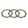Σετ δίσκων συμπλέκτη -TRW- MCC100-3, Honda CB 50J (1977-1981), CRF 80F (2004-2013), CT 110K (1990-2003), CY 50/80 (1978-1981), MB/MBX 50 (1980-1986), MT/MTX 50 (1980-1993), NSR 50 (1989-1996), XR 75/80/80R (1975-2010)