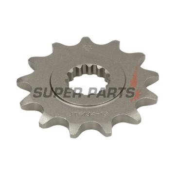 Μπροστινό γρανάζι -JT- JTF434,13, 13 δόντια, Suzuki DR 400 1980-1981, DR 500 1981-1983, GF 250 1988, GN 250 1982-1999, GZ 250 1999-2000, 2004-2012, SP 370 1979-1980, SP 400 1979, TU 250 1997-2001, 2009-2019, VL 250 2000-2007, 2012