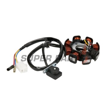 Στάτης (αστέρι) -MOTORIX- 8 Πηνία, 4 pin, GY6 50cc