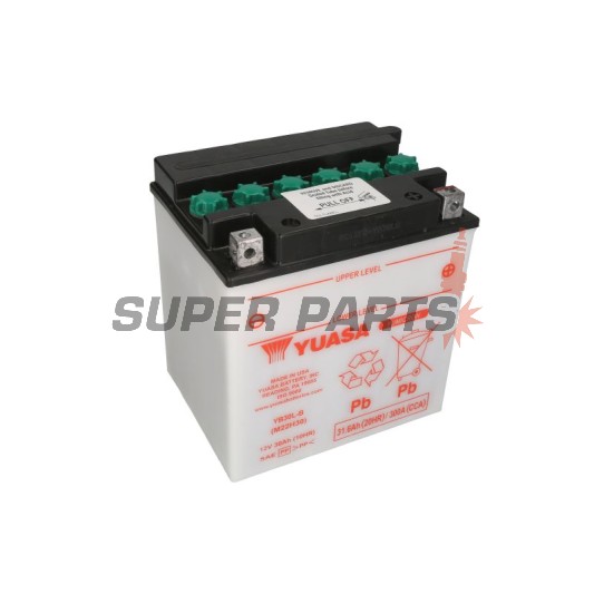 Μπαταρία -YUASA- YB30L-B, 32Ah 12V
