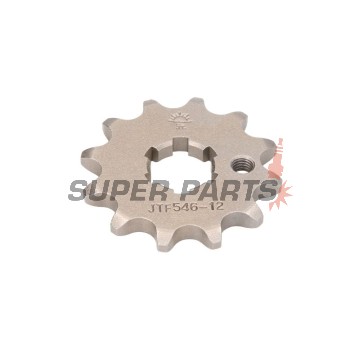 Μπροστινό γρανάζι -JT- JTF546,12, 12 δόντια, Kawasaki KX 100 1988-2021, KX 60 1983-2003, KX 65 2000-2020, KX 80 1979-1982, 1984-1987, 1989-2000, KX 85 2001-2020, Suzuki RM 100 2003, RM 60 2003-2005, RM 65 2003-2006