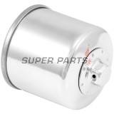 Φίλτρο λαδιού -K&N- KN-204C, χρώμιο, με 17mm παξιμάδι για εύκολο λύσιμο