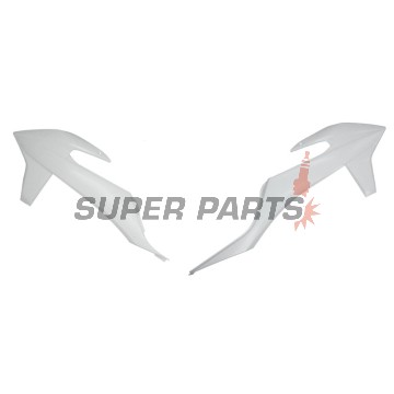 Μπροστινά πλαϊνά πλαστικά -POLISPORT- λευκά, KTM EXC, EXC-F, SX, SX-F, XC, XC-F 125-450 2019-2023