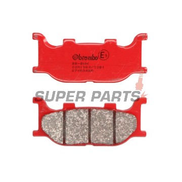 Τακάκια φρένων -BREMBO- 07YA34SA, Yamaha FZ6 600, MT-03 660, SR 125, XJ 600, XJ6 600, XV 125, 250, XVS Drag Star 125, 250, 1100, YP Majesty 250, 400 (1995-2012)
