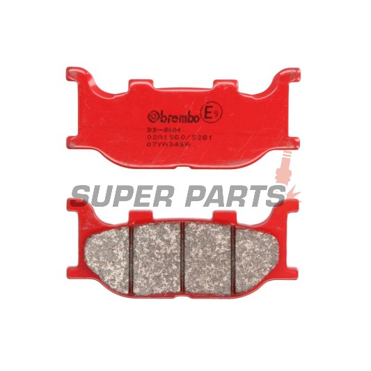 Τακάκια φρένων -BREMBO- 07YA34SA, Yamaha FZ6 600, MT-03 660, SR 125, XJ 600, XJ6 600, XV 125, 250, XVS Drag Star 125, 250, 1100, YP Majesty 250, 400 (1995-2012)