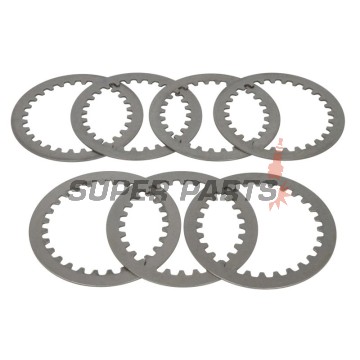 Σετ ατσάλινων δίσκων συμπλέκτη -TRW- MES344-7, Suzuki GSF600/650 Bandit + GSX600F/750F + GSX750 + GSX-R750 (1985-2006)