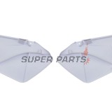 Πίσω πλαϊνά πλαστικά -POLISPORT- λευκά, SUZUKI RM 125/250 2001-2008