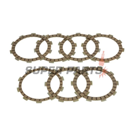 Σετ δίσκων συμπλέκτη -FERODO- FCD0235, Rieju Apache 125 (2002-2003), Yamaha DT125R/RE/MX Everts (1991-2006), TDR125 (1993-2002), YFS200 Blaster (1988-2007), YZ80/YZ85 (1995-2020)