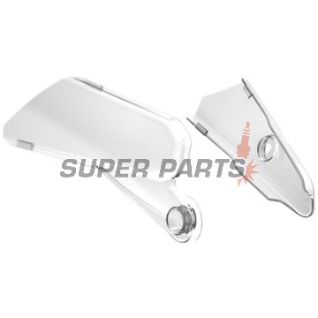 Προστατευτικά γραφικών -POLISPORT- διάφανα, YAMAHA WR, YZ 250/450 2018-2024