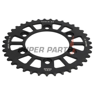 Πίσω γρανάζι -JT- JTA735,39, 39 δόντια, αλουμινίου, Ducati 851 851 1989-1992, 888 888 1993-1994, 900 900 1991-1992, 907 907 1991-1992, Monster 400 2001-2008, Monster 600 1994-2001, Monster 620 2002-2006, Monster 695 2007-2008