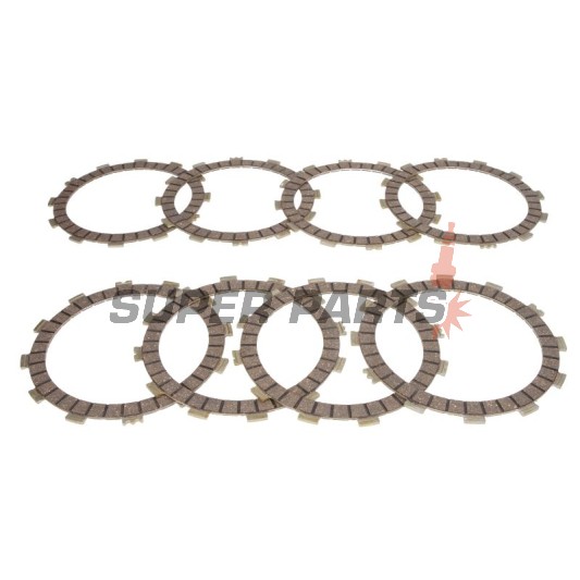 Σετ δίσκων συμπλέκτη -4 RIDE- TCS2274, Yamaha BT1100 Bulldog (2002-2006), WR250/400F/450F (1998-2020), XV750/1000/1100 Virago & TR1 (1981-1999), XVS1100 Drag Star (1999-2007), YZ250/450F/450FX (1994-2020)