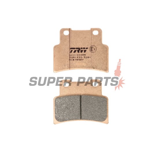 Τακάκια φρένων -TRW- MCB785SV, Aprilia Mana, RS, Shiver, Dorsoduro; Yamaha MT, YZF-R125 - 125, 750, 850, 900, 1200cc, 2007-2017
