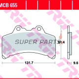 Τακάκια φρένων -TRW- MCB655, Yamaha GTS1000/GTS1000A ABS (1993-2000)