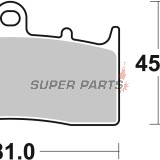 Τακάκια φρένων -BREMBO- 07GR62SR, BMW K 1200/1300R, K 1200LT, K 1300GT, R 850/1100/1150/1200 (GS, RT, GS Adventure, CL, C, S, Rockster) (2000-2016)