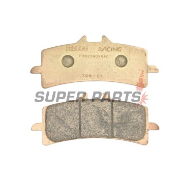 Τακάκια φρένων -FERODO- FDB2260XRAC, Aprilia RSV4 1000, Ducati 848/1098/1198/1299, Hypermotard 1100, Monster 1200, Multistrada 1200/1260, Panigale 1199/1299, Streetfighter 1099, Husaberg FS 650, Husqvarna FS 450/Nuda 900, Kawasaki H2/ZX-10R/Z1000, KTM 450