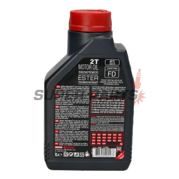 λάδι 2χρονου κινητήρα -MOTUL- SNOWPOWER, 2T, πλήρως συνθετικό, 1L