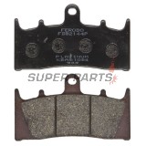 Τακάκια φρένων -FERODO- FDB2144P, Kawasaki ZX-6R/ZX-9R/ZX-12R Ninja (1996-2003), Suzuki GSF1200 Bandit, GSX1300R Hayabusa, GSX-R1000 (1999-2007)