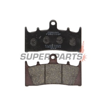 Τακάκια φρένων -FERODO- FDB2144P, Kawasaki ZX-6R/ZX-9R/ZX-12R Ninja (1996-2003), Suzuki GSF1200 Bandit, GSX1300R Hayabusa, GSX-R1000 (1999-2007)