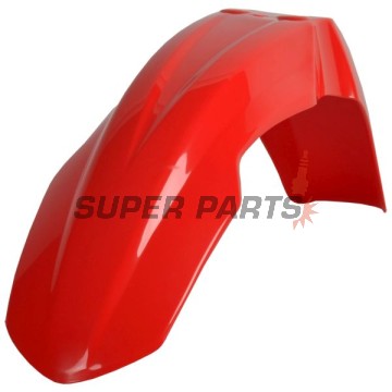 Μπροστινό φτερό Supermoto -POLISPORT- κόκκινο, HONDA CR, CRF 125/250/450 2004-2009
