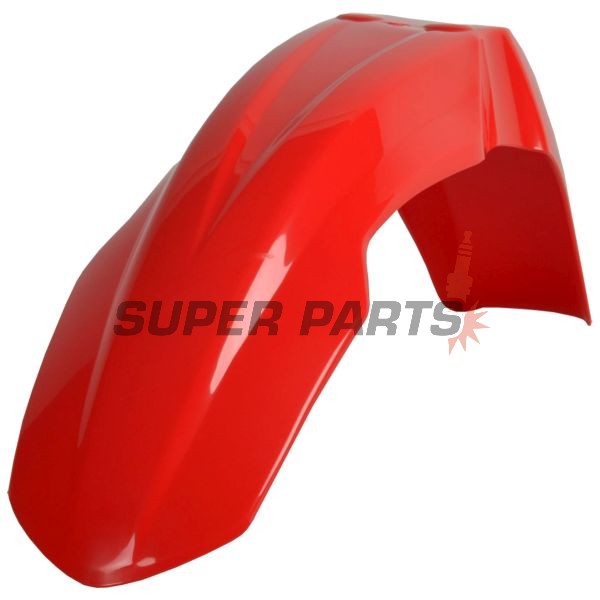 Μπροστινό φτερό Supermoto -POLISPORT- κόκκινο, HONDA CR, CRF 125/250/450 2004-2009