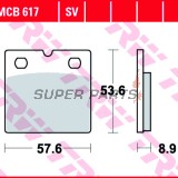 Τακάκια φρένων -TRW- MCB617, BMW K75/K100 (1988-1996), BMW R80/R100 (1984-1996)