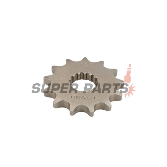 Μπροστινό γρανάζι -JT- JTF558,13, 13 δόντια, Derbi GPR 125 2004-2008, Gilera SC 125 2006-2008, Kawasaki Z 125 2018-2020, Yamaha DT 125 1988-2006, DT 200 1988, TDR 125 1989-2002, TZR 125 1993-2000, TZR 80 1996, XVS 125 2000-2004