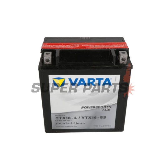 Μπαταρία -VARTA- YTX16-BS, 14Ah 12V