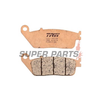 Τακάκια φρένων -TRW- MCB631SH, Honda CBR1000F (1990-1992), Honda RVF750R (1994-1997), Honda ST1100 Pan European/ABS (1990-2001), Kymco People 250 (2004-2005), Yamaha MT-01 1700 (2004-2011), Yamaha X-Max 125 ABS (2011-2012)