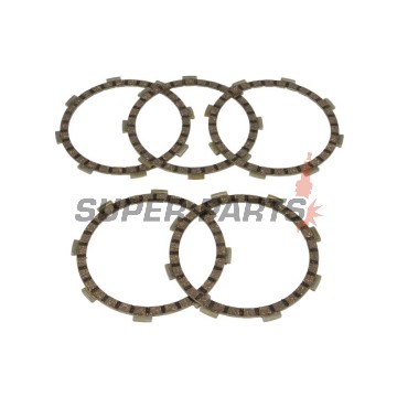 Σετ δίσκων συμπλέκτη -TRW- MCC403-5, Beta RR, CH Racing WSM/WXE, Malaguti X3M, Rieju RS/MRX/SMX/Tango, Scorpa SY, Yamaha DT/TT-R/XT/YBR/YFB/YFM/YZ 50-250 (1980-2013)