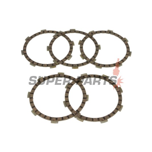 Σετ δίσκων συμπλέκτη -TRW- MCC403-5, Beta RR, CH Racing WSM/WXE, Malaguti X3M, Rieju RS/MRX/SMX/Tango, Scorpa SY, Yamaha DT/TT-R/XT/YBR/YFB/YFM/YZ 50-250 (1980-2013)