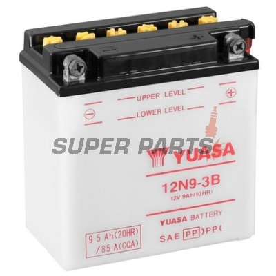 Μπαταρία -YUASA- 12N9-3B, 10Ah 12V
